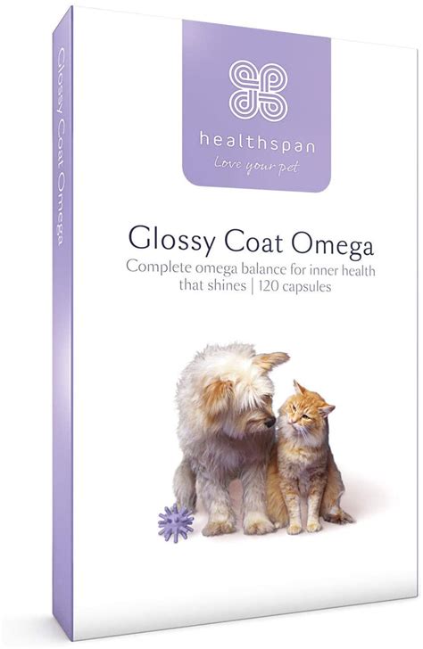 healthspan glossy coat omega for cats and dogs